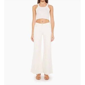 MOTHER Women's Flare & Wide Leg Jeans in White